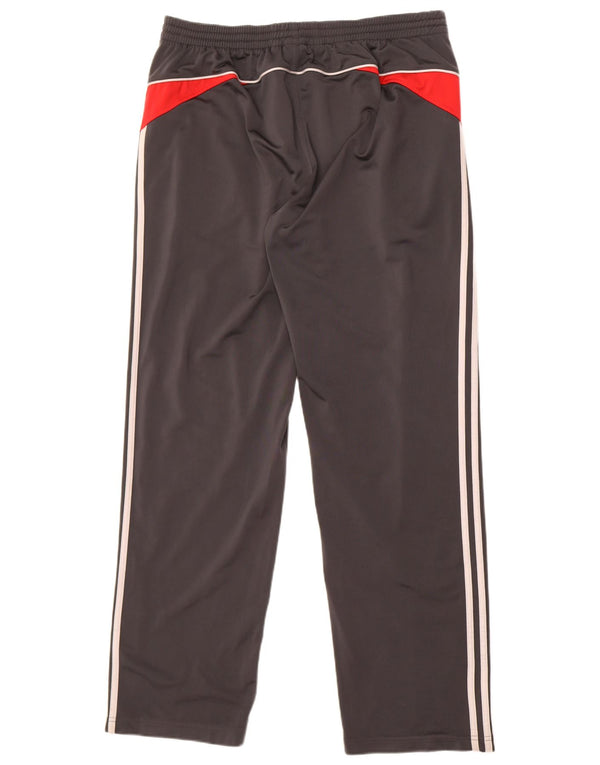Мужские спортивные брюки Adidas UK 46/48 XL Серый полиэстер с цветными блоками