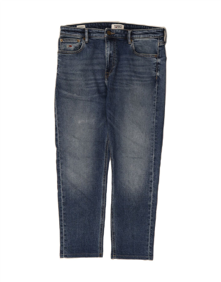TOMMY HILFIGER Mens Straight Jeans W30 L26 Blue Vintage Tommy Hilfiger and Second-Hand Tommy Hilfiger from Messina Hembry 