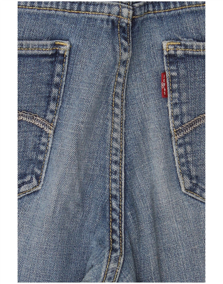 Женские узкие джинсы Levi's со средней посадкой США 8, средние W28 L28, синие, хлопок