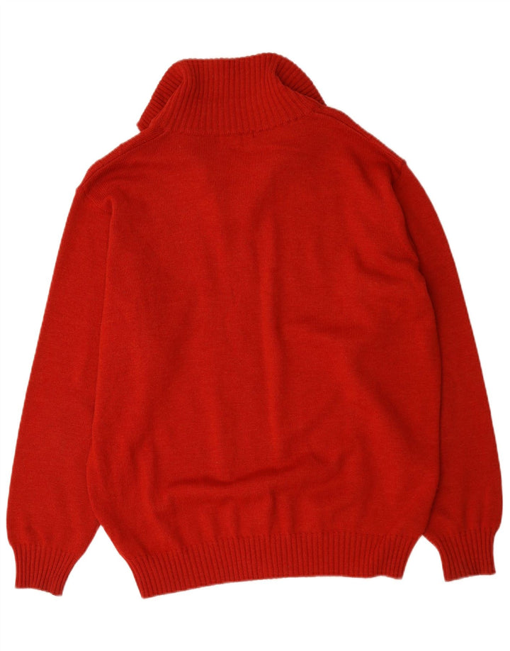Мужской кардиган Pierre Cardin, большой красный шерстяной свитер