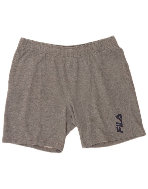 Fila Мужские спортивные шорты XL серые в крапинку