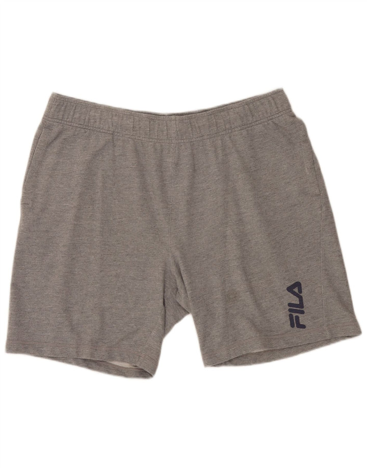 Fila Мужские спортивные шорты XL серые в крапинку