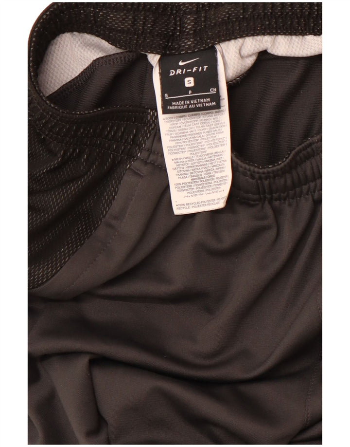 Мужские спортивные брюки NIKE Dri Fit, маленькие черные, из полиэстера