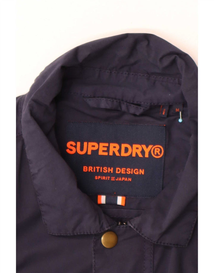 Мужская куртка Superdry Utility UK 38, средний темно-синий, хлопок