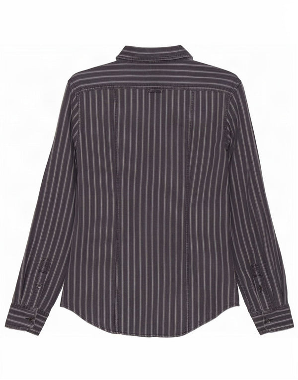 Мужская рубашка стандартного кроя Dolce & Gabbana IT 48 Medium Navy Blue в полоску