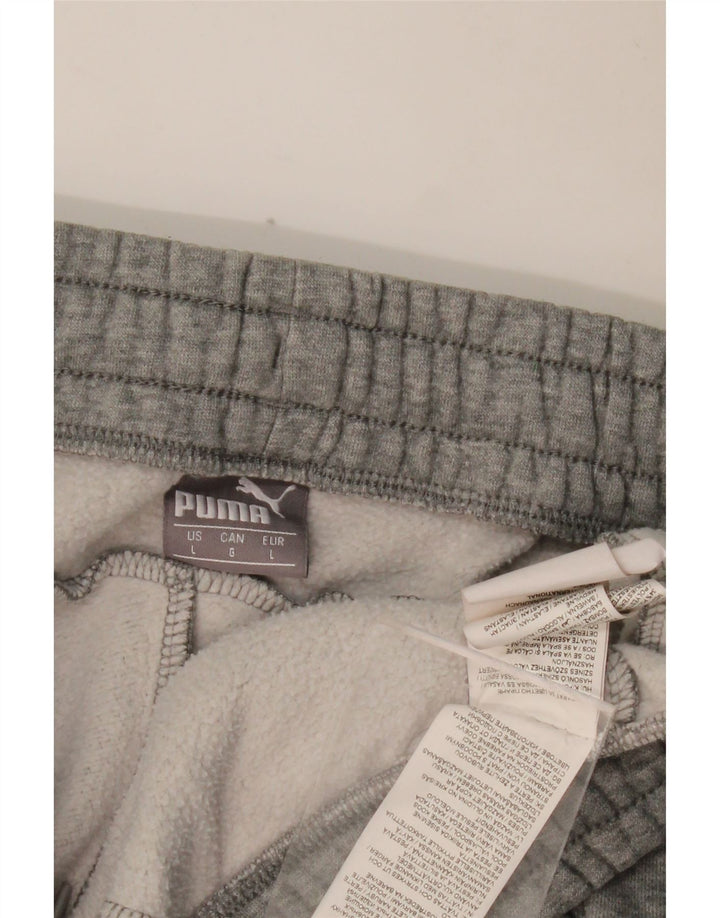 Мужские спортивные брюки PUMA, джоггеры, большие серые крапинки, хлопок
