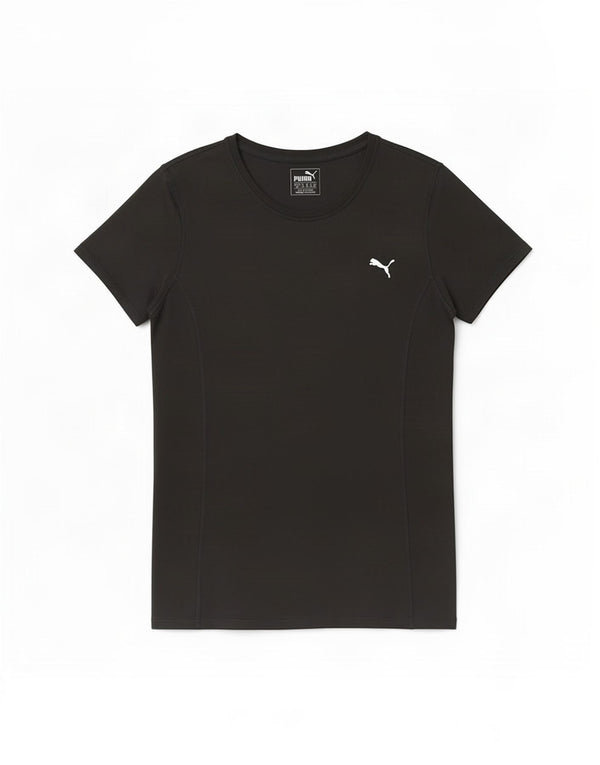 Женская футболка Puma Top UK 10, маленькая, черная, полиэстер