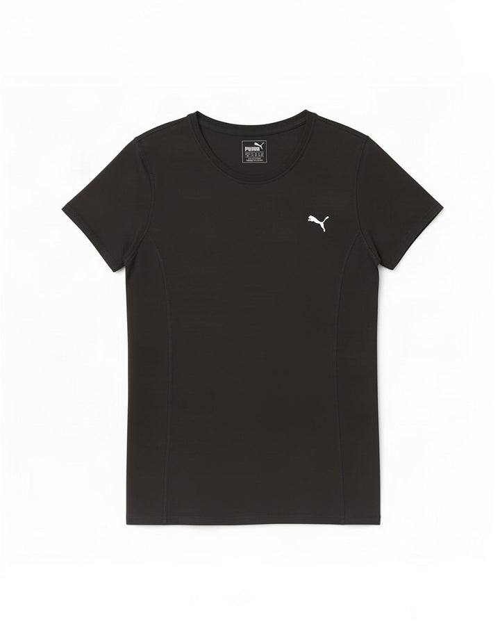 Женская футболка Puma Top UK 10, маленькая, черная, полиэстер