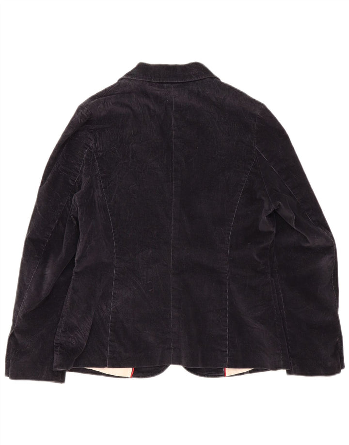 CONTE OF FLORENCE Женский пиджак на 2 пуговицах IT 46 Большой Темно-Синий