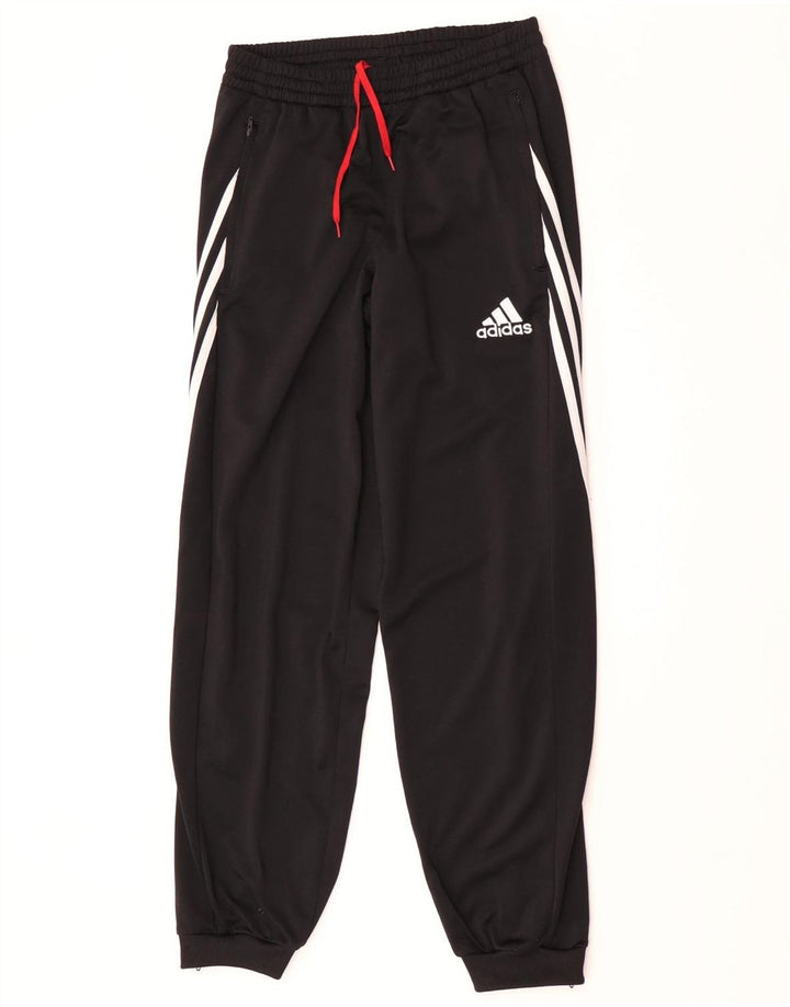 Adidas Мужские спортивные брюки Джоггеры Маленькие черные полиэстер