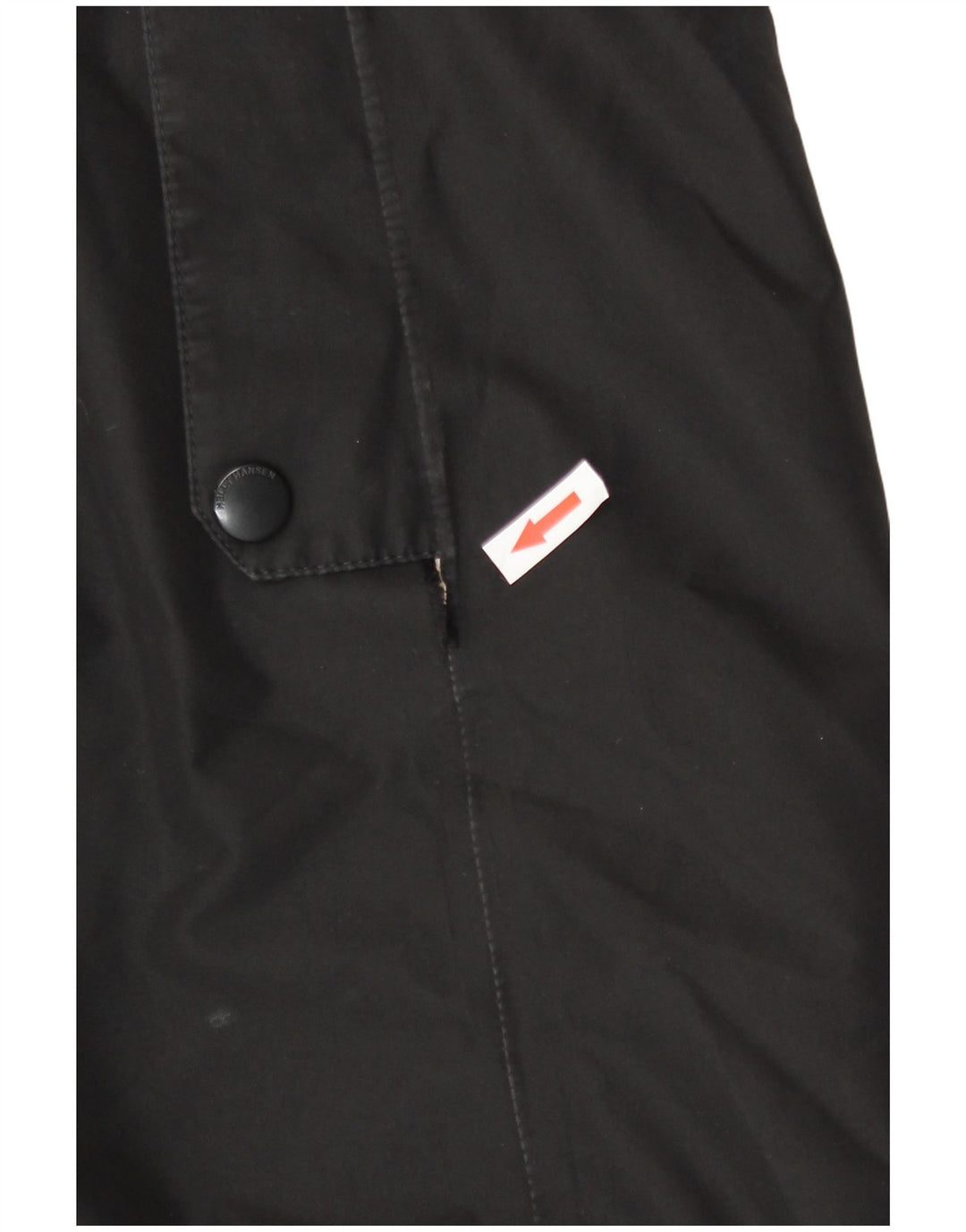 Женская парка Helly Hansen с капюшоном, Великобритания 14, большой черный нейлон