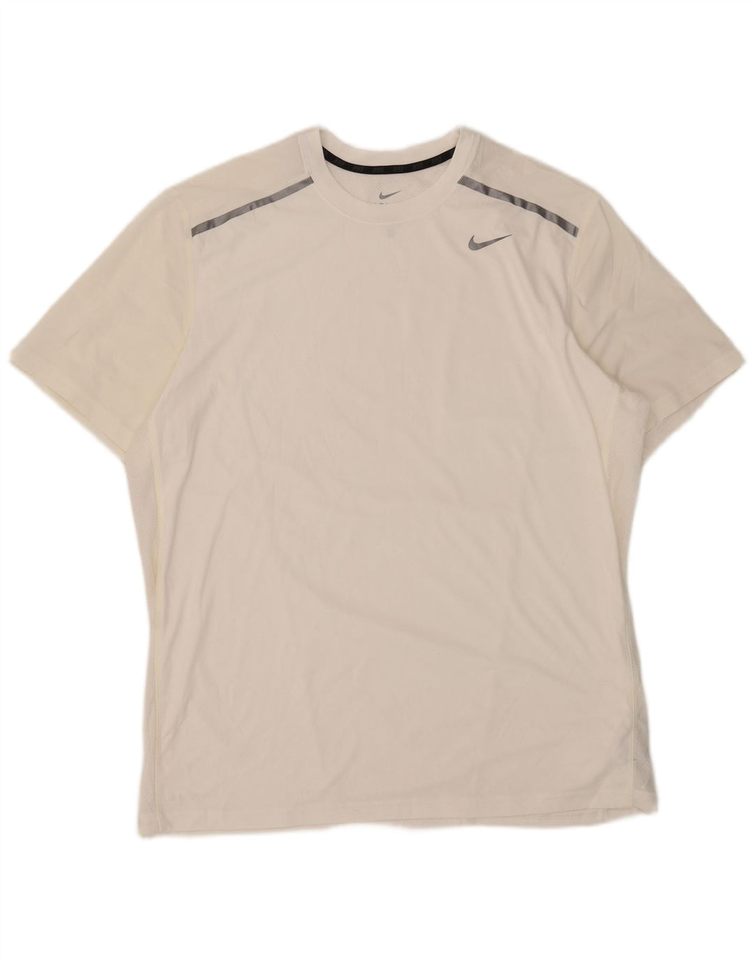 Мужская футболка Nike Dri Fit Top XL, белый полиэстер