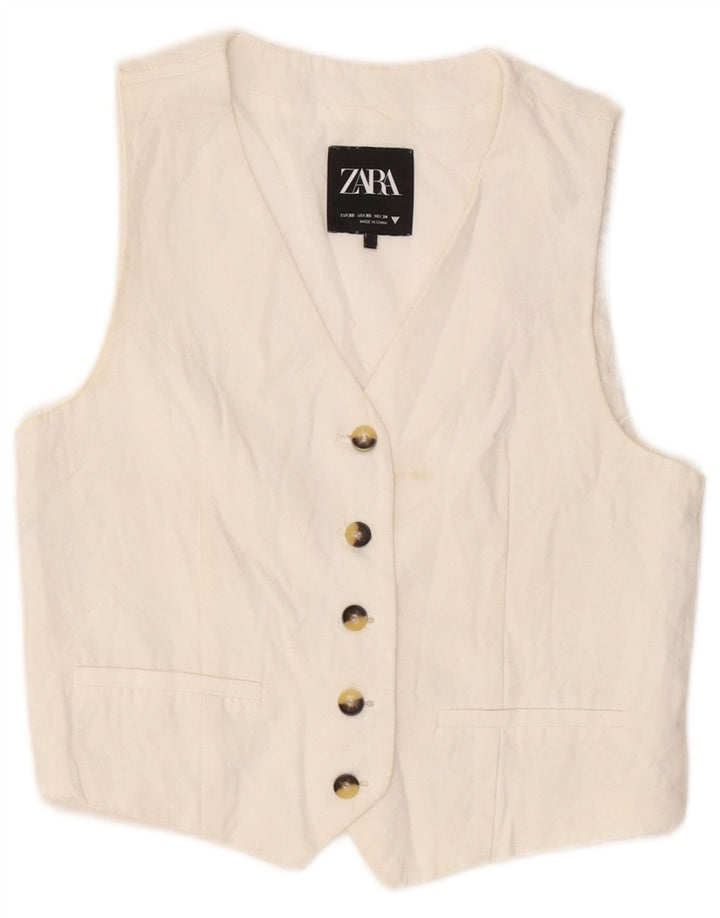Женский жилет Zara UK 6 XS Белый