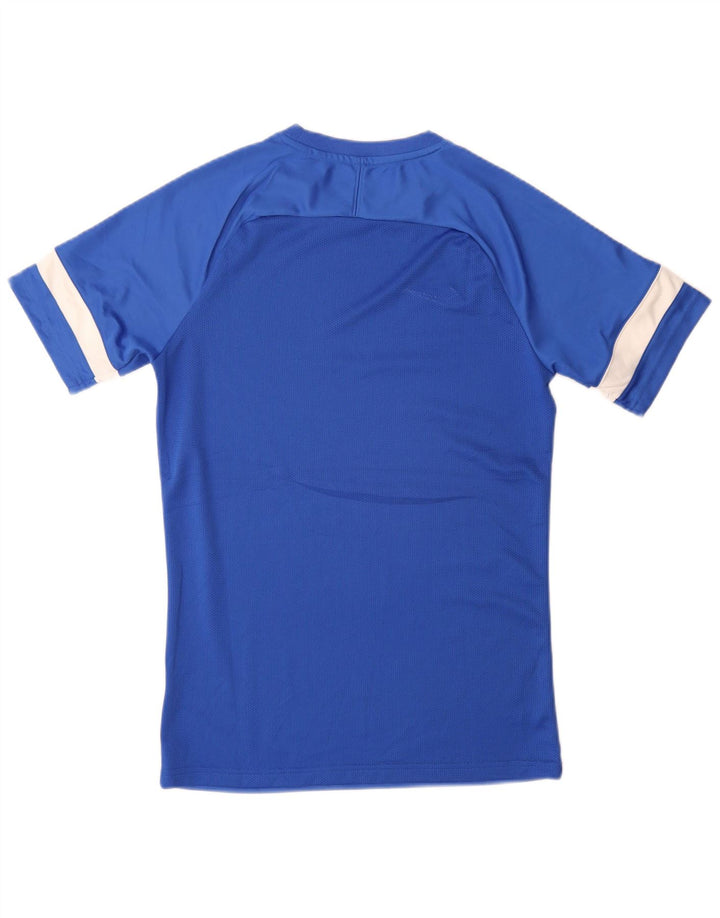 Мужская футболка Nike Dri Fit, маленький синий цвет с цветными блоками