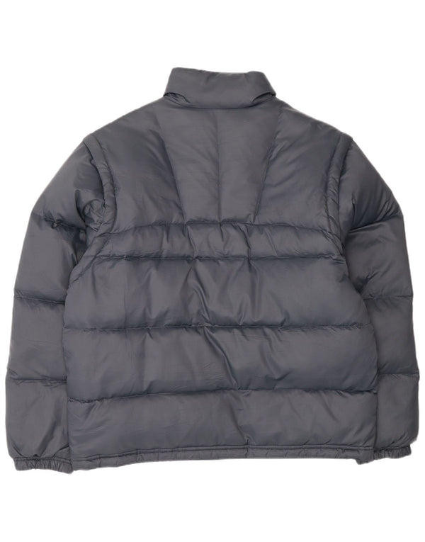 Мужская стеганая куртка Puma UK 40, большая темно-синяя нейлоновая куртка