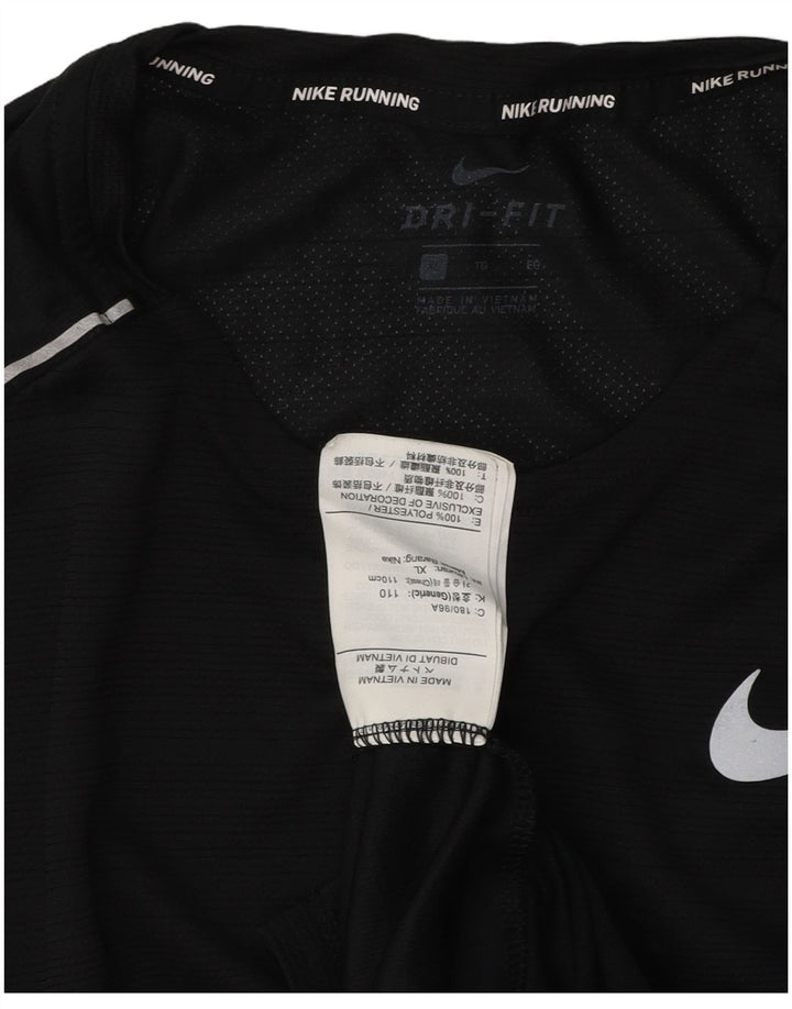 Мужской топ Nike Dri Fit с длинным рукавом XL, черный полиэстер
