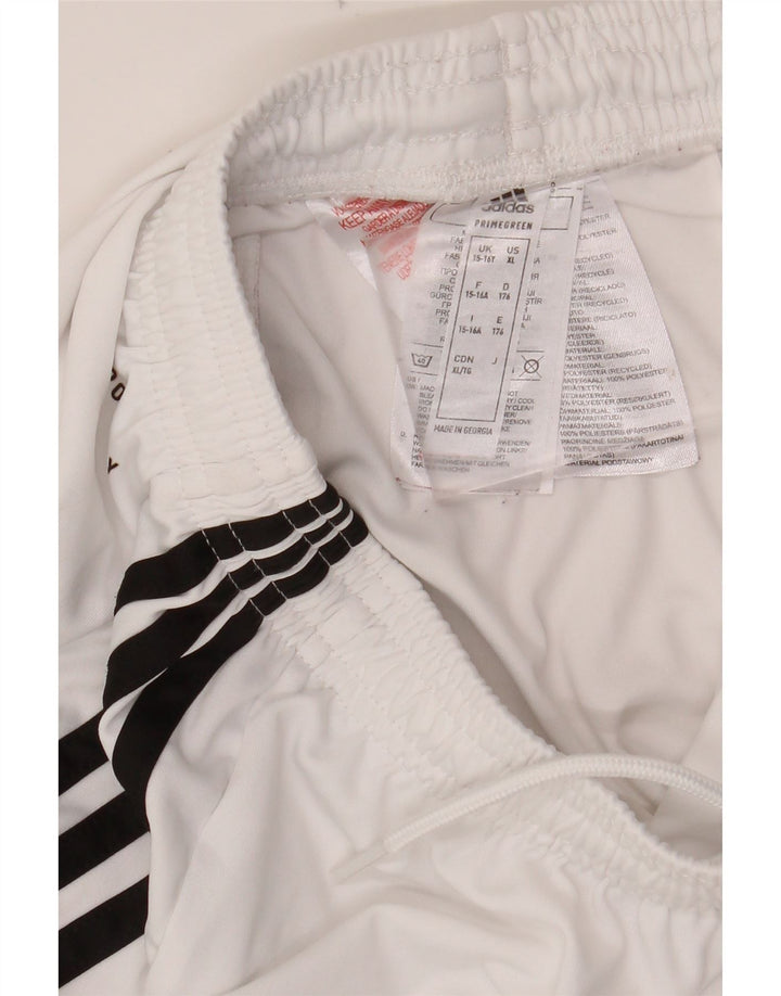 Спортивные шорты ADIDAS Aeroready для мальчиков 15-16 лет, белый полиэстер