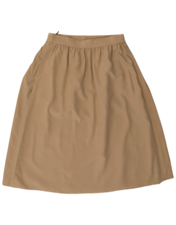 Hucke Женская юбка-трапеция с завышенной талией EU 40 Medium W27 Бежевая