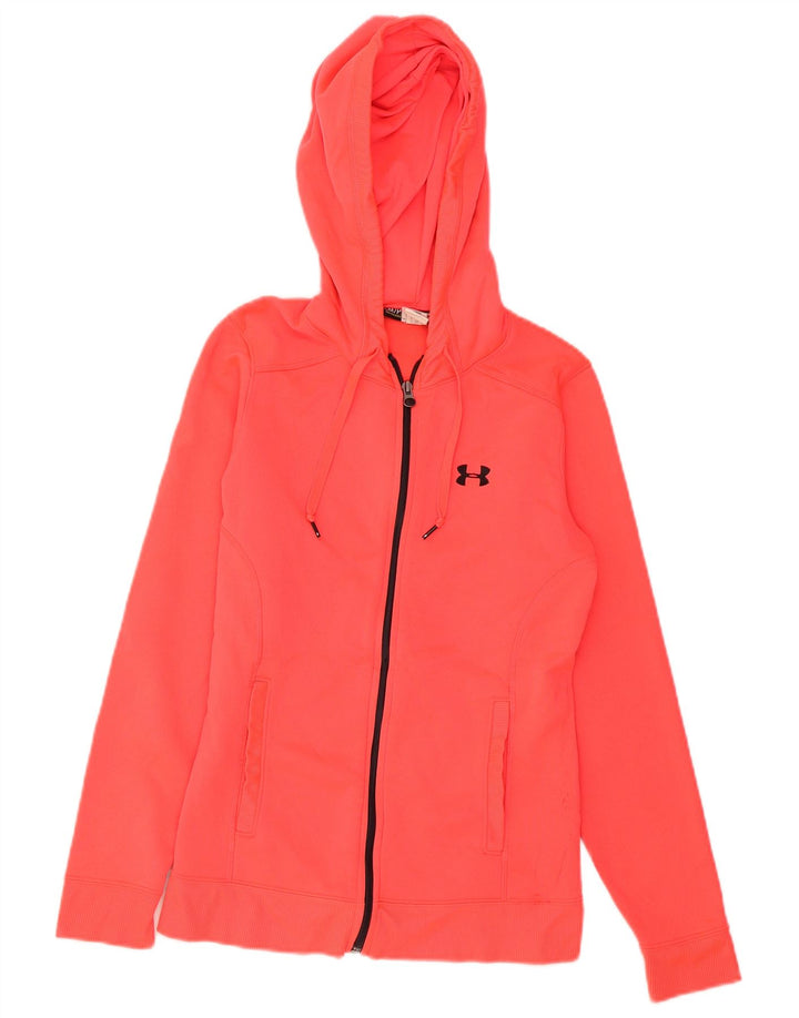 Женский свитер с капюшоном на молнии Under Armour UK 10, маленький розовый полиэстер