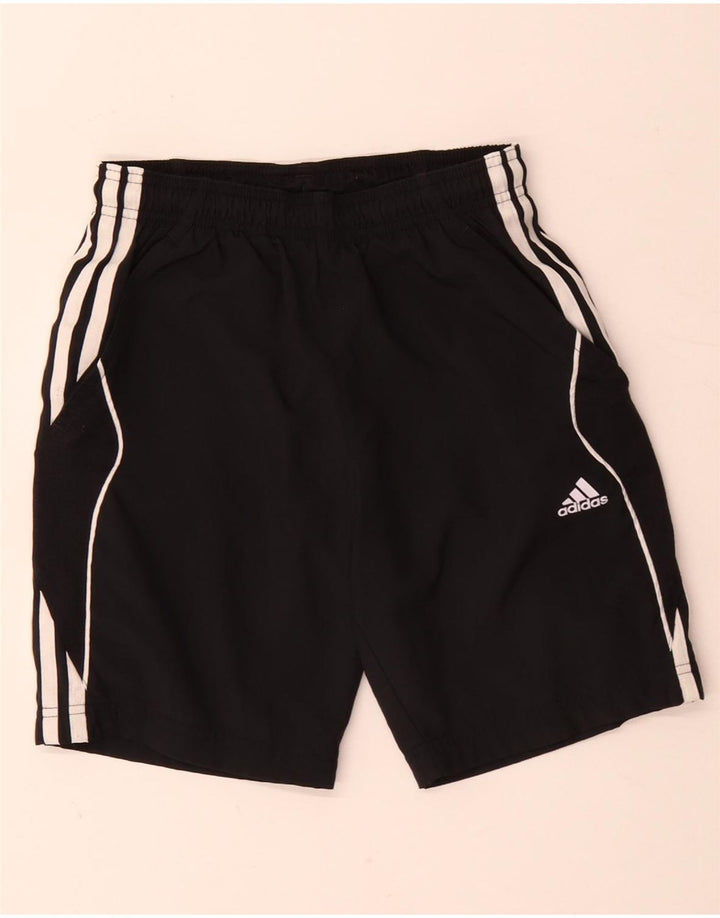Спортивные шорты Adidas для мальчиков 9-10 лет, черный полиэстер