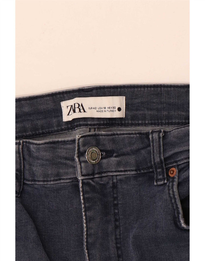 Женские узкие джинсы Zara EU 42, большие W32 L28, темно-синие