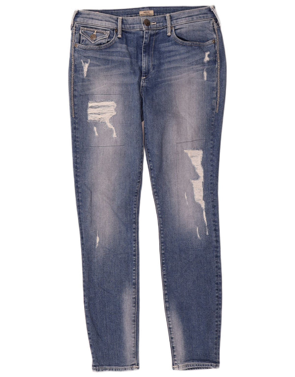 Женские джинсы суперскинни со средней посадкой True Religion Halle W30 L30, синий хлопок