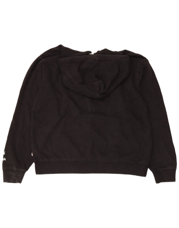 Мужской джемпер с капюшоном с рисунком VANS XL, черный, хлопок