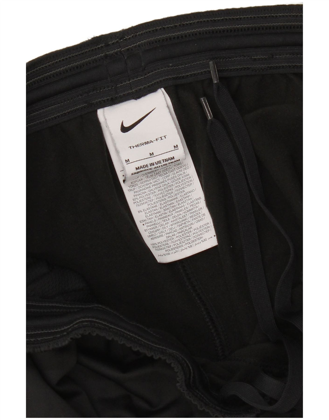 Мужские спортивные брюки Nike Therma-Fit, средний черный полиэстер