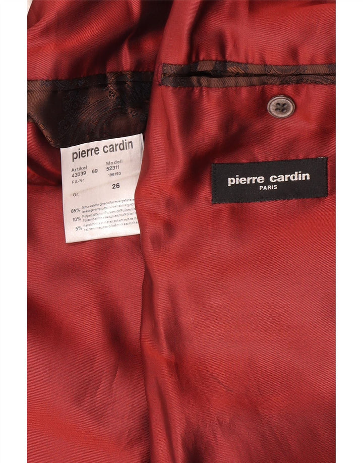 Мужской пиджак Pierre Cardin на 2 пуговицах UK 40, большая коричневая клетка