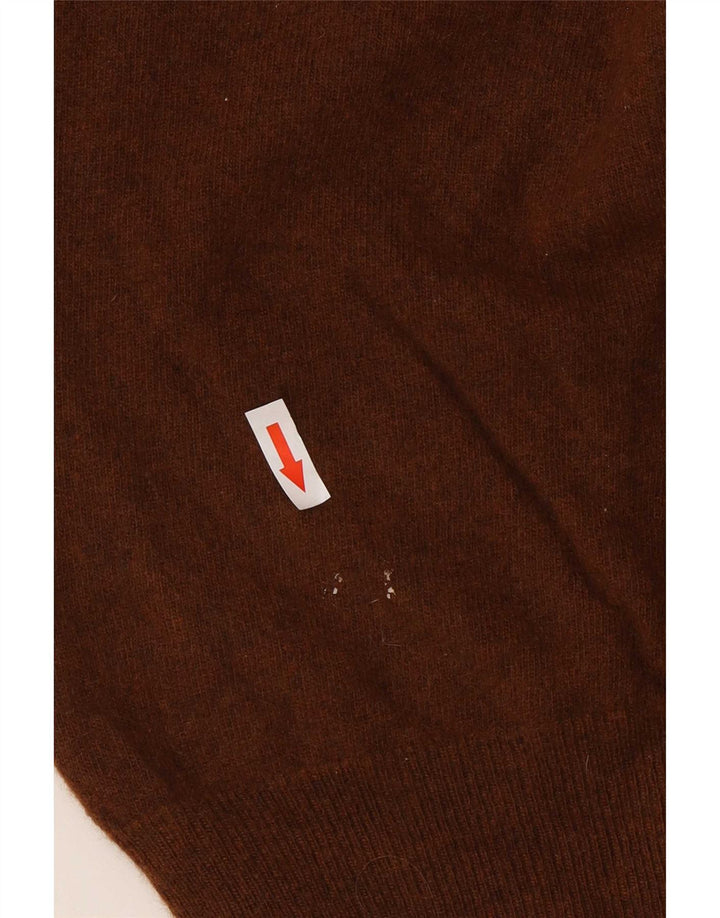 Мужской джемпер с круглым вырезом Brooksfield IT 50 Medium Brown Argyle/Diamond