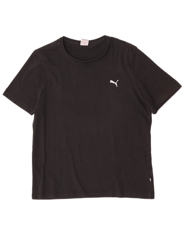 Мужская футболка Puma XL, черный хлопок