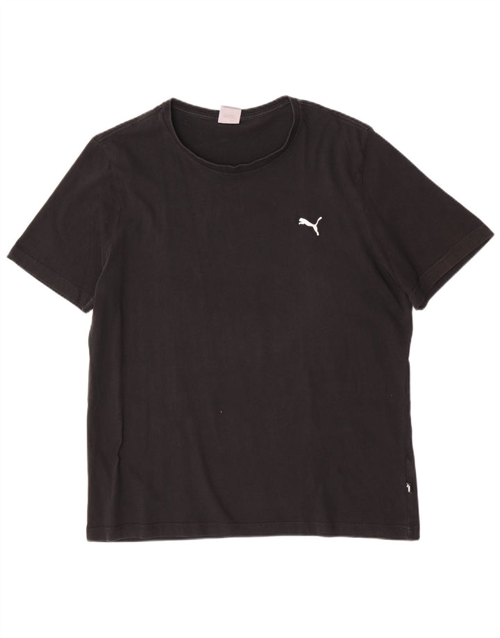 Мужская футболка Puma XL, черный хлопок