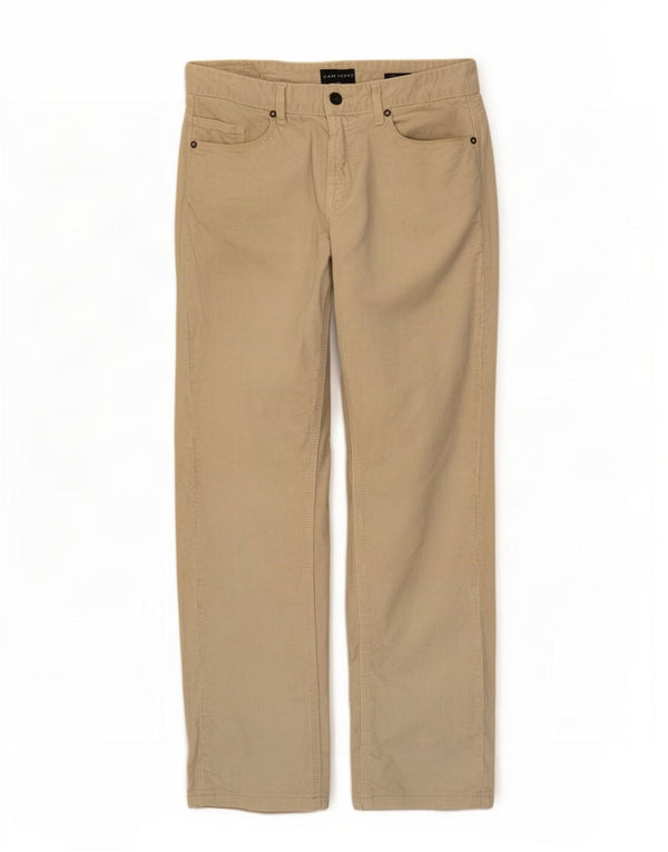 Мужские прямые вельветовые брюки Zara EU 40 Medium W31 L28 Бежевые