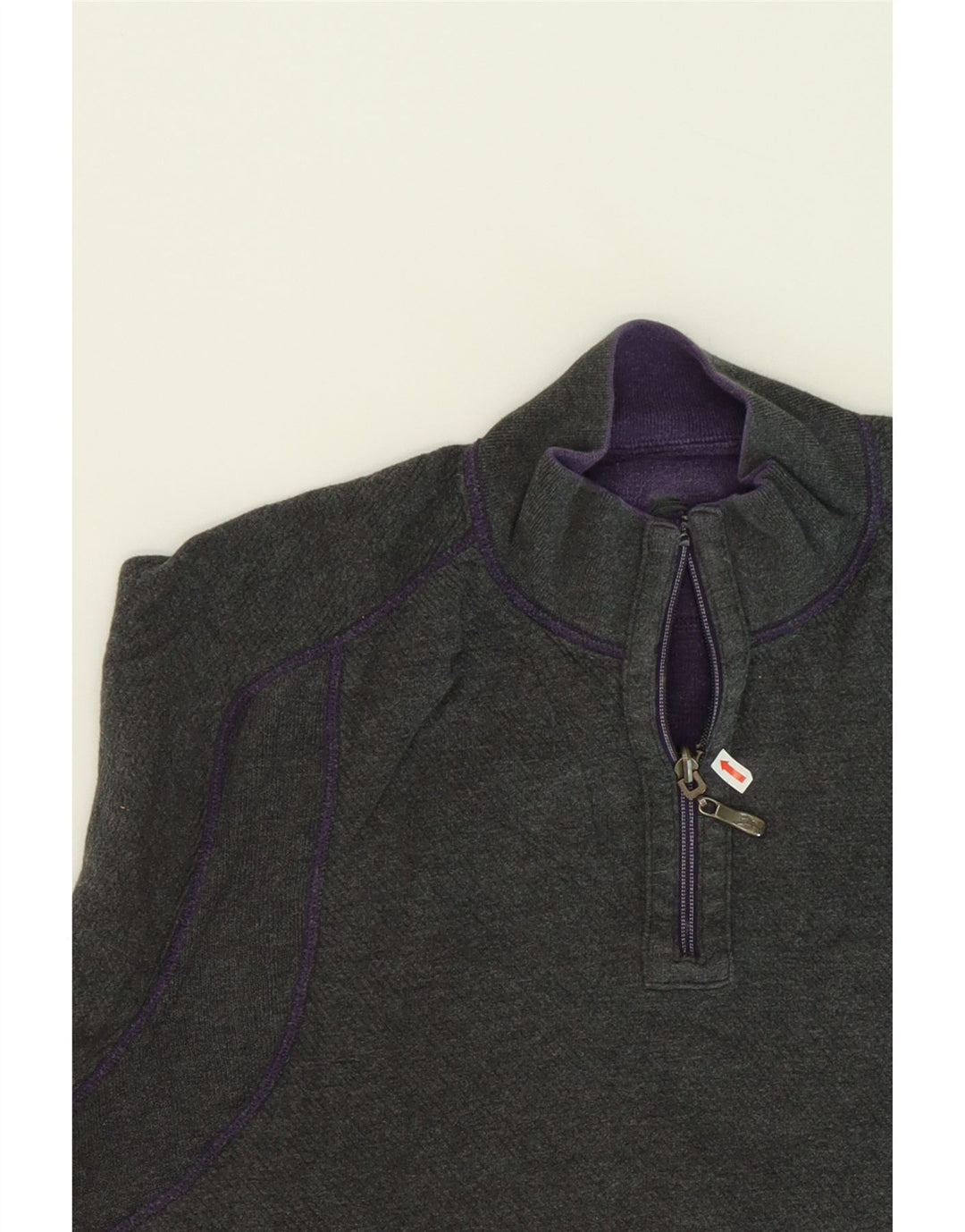 TOMMY BAHAMA Mens Zip Neck Reversible Sweatshirt Jumper Large Grey Vintage Tommy Bahama and Second-Hand Tommy Bahama from Messina Hembry 