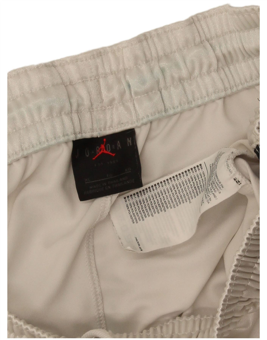 Мужские спортивные шорты Jordan XL, белый полиэстер с цветными блоками
