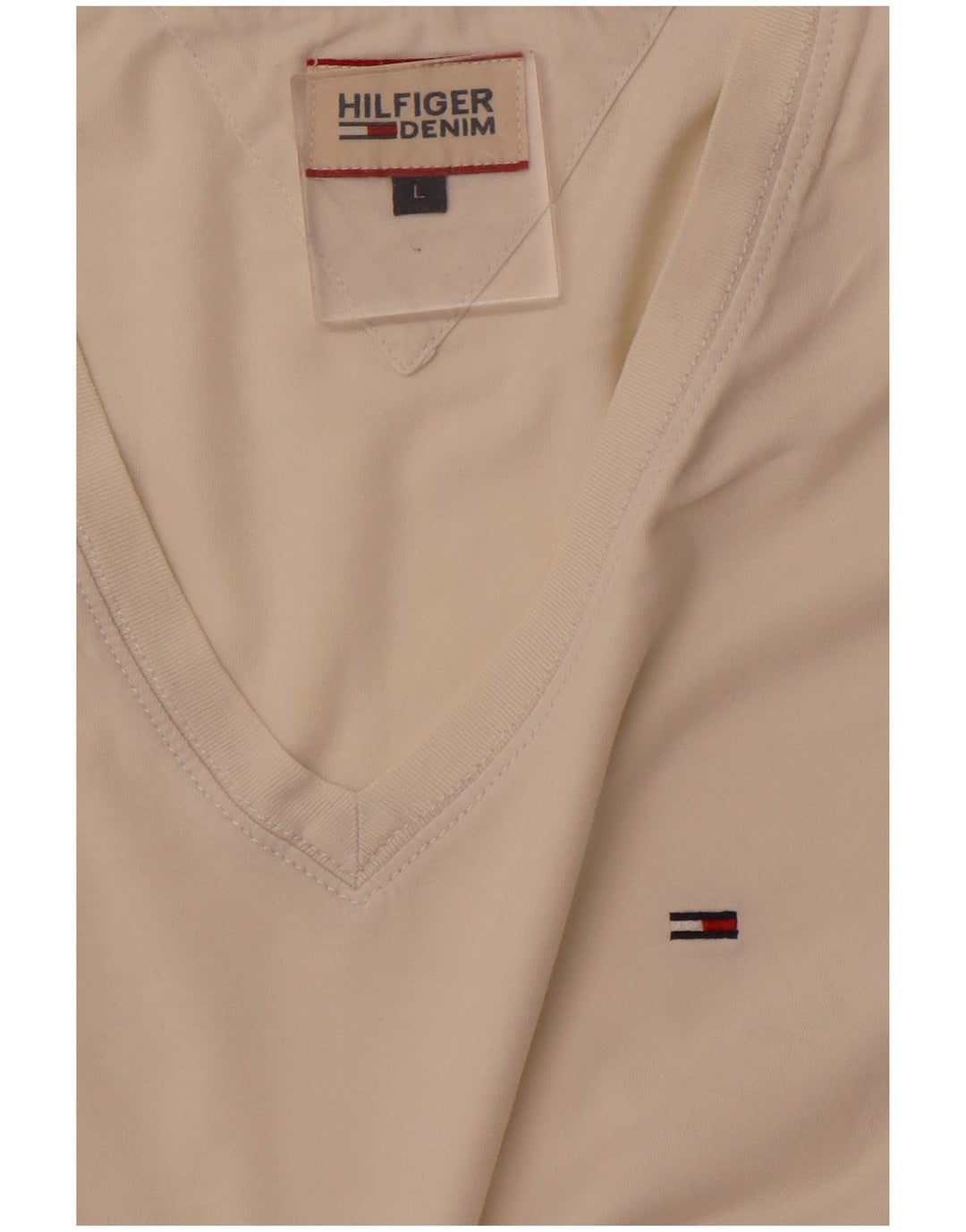 TOMMY HILFIGER Мужская футболка большого размера, белая