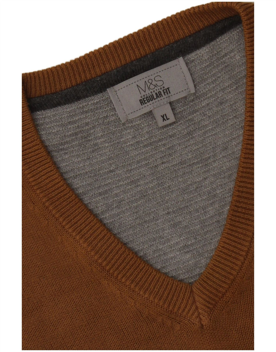 Мужская майка-майка стандартного кроя Marks & Spencer XL коричневая