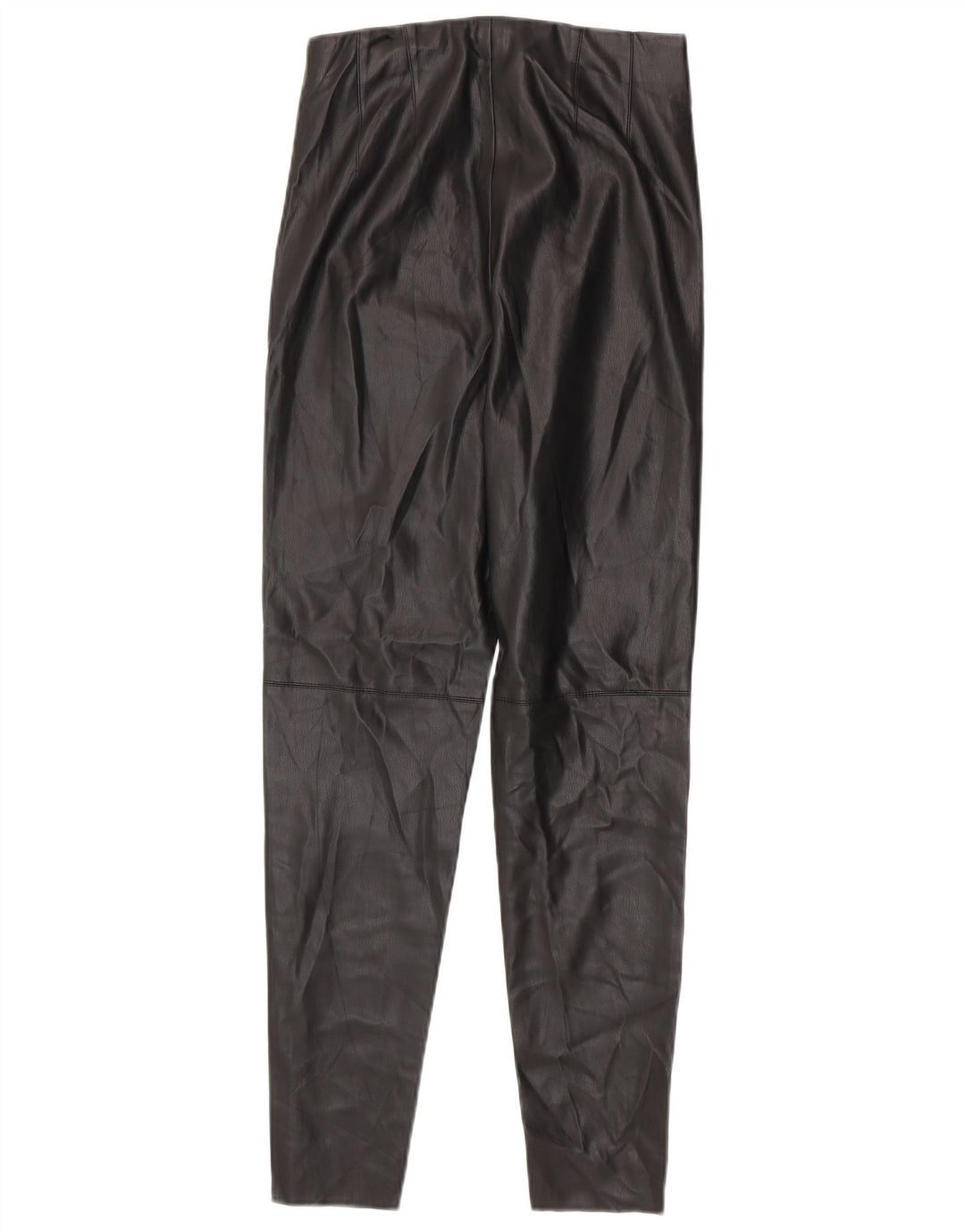 Женские леггинсы из искусственной кожи Zara Medium W28 L27, черные, полиуретан