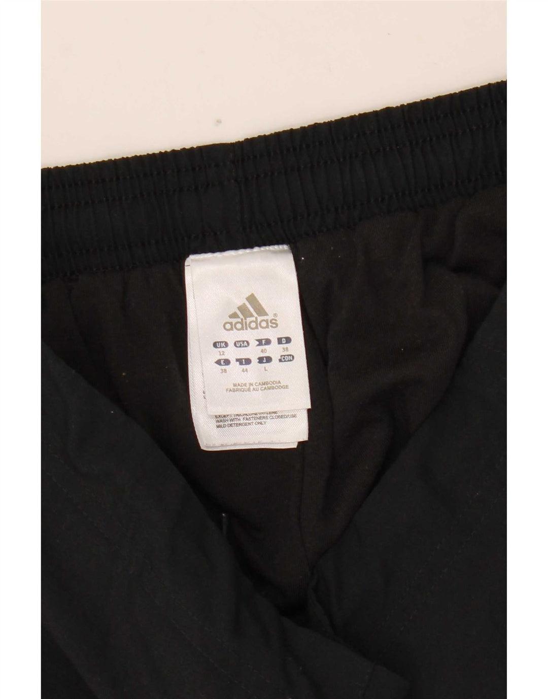 Женские спортивные брюки Adidas Joggers UK 12, средний черный полиэстер