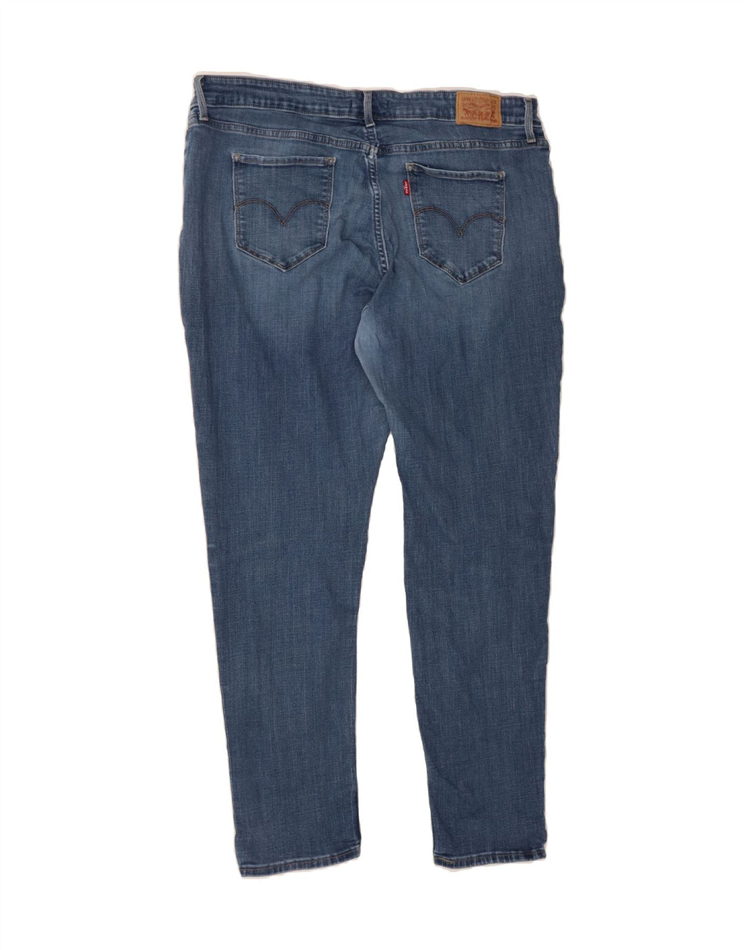 LEVI'S Womens 711 Skinny Jeans W44 L30 Blue Vintage Levi's and Second-Hand Levi's from Messina Hembry 