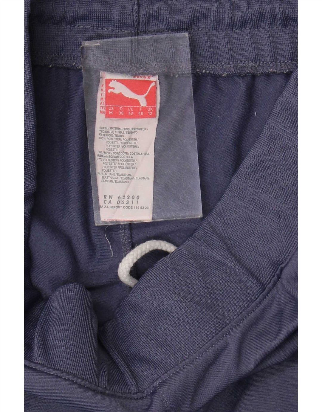 Женские спортивные брюки Puma Joggers UK 12, средний синий полиэстер