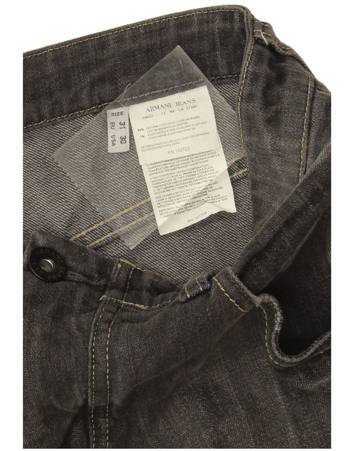 Мужские джинсы Armani Slim W31 L30 Серые, хлопок