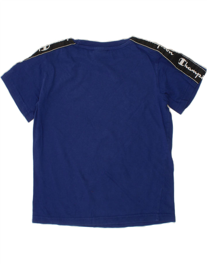 CHAMPION Boys Graphic T-Shirt Top 7-8 Years Small Blue Vintage Champion and Second-Hand Champion from Messina Hembry 