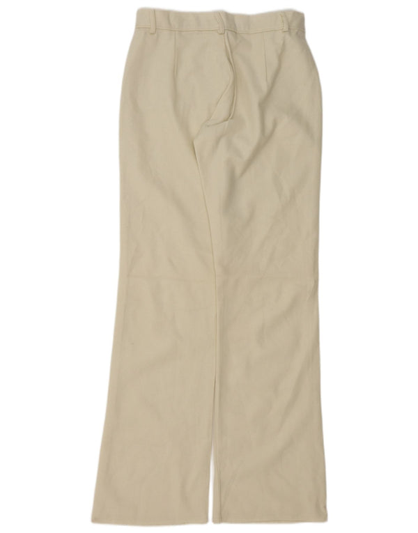 Винтажные женские повседневные брюки Bootcut W30 L34 Off White