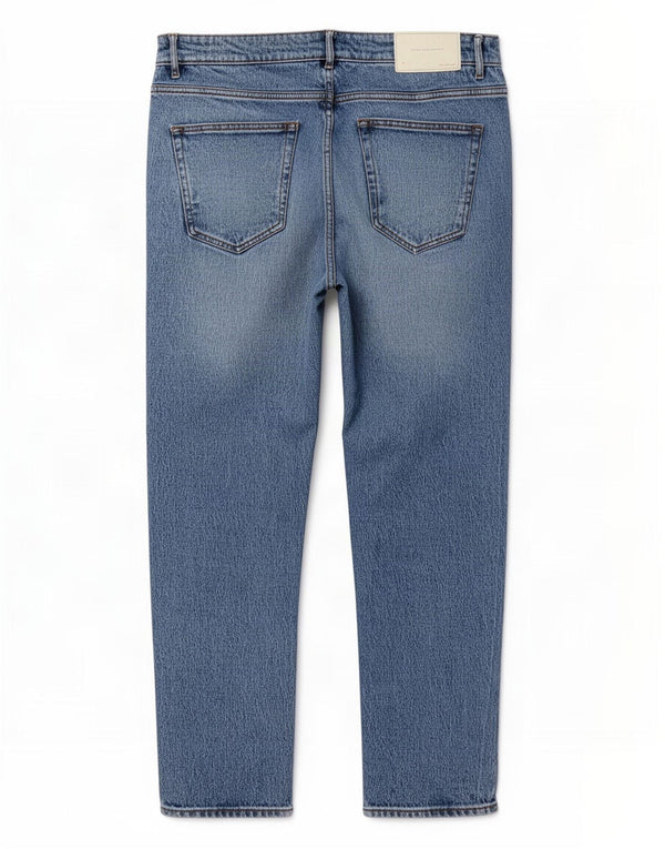 Мужские узкие джинсы Zara EU 42, большие W32 L28, синие, хлопок