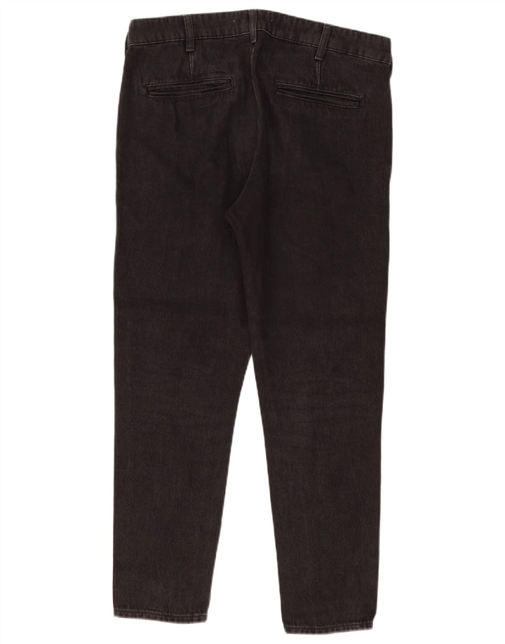 Мужские узкие джинсы ZARA EU 42, большие W32 L27, черный хлопок