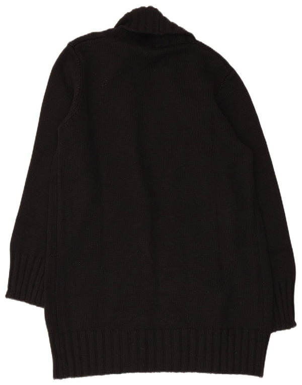 Женский открытый кардиган Benetton UK 12, средний черный