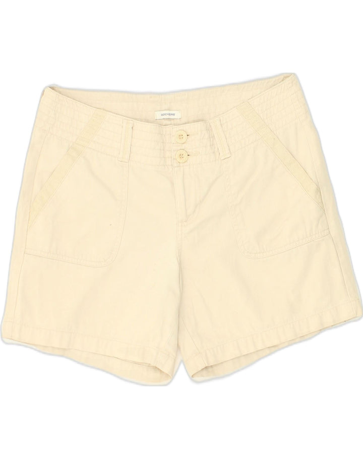 DOCKERS Womens Casual Shorts US 8 Medium W32  Beige Cotton | Vintage Dockers | Thrift | Second-Hand Dockers | Used Clothing | Messina Hembry 