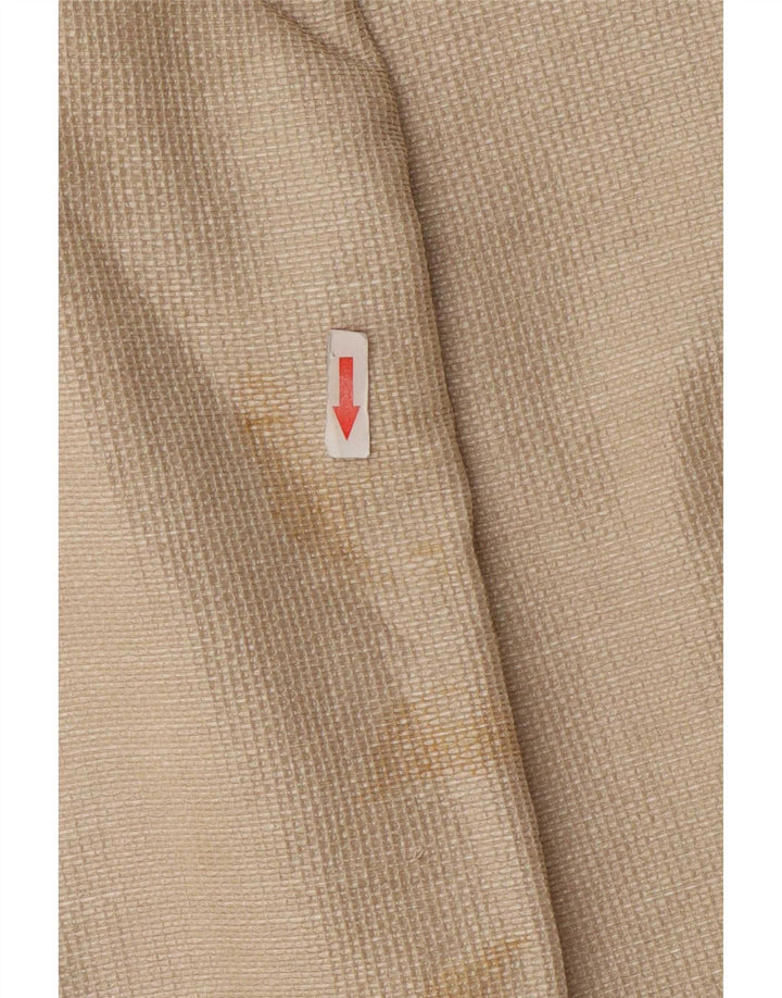 Женский пиджак Zara UK 12, средний бежевый, хлопок