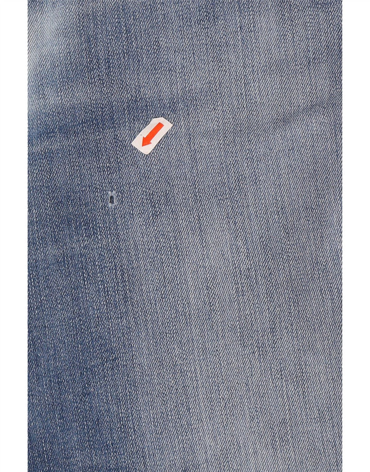 Мужские прямые джинсы WRANGLER техасский стрейч W34 L30, синий хлопок